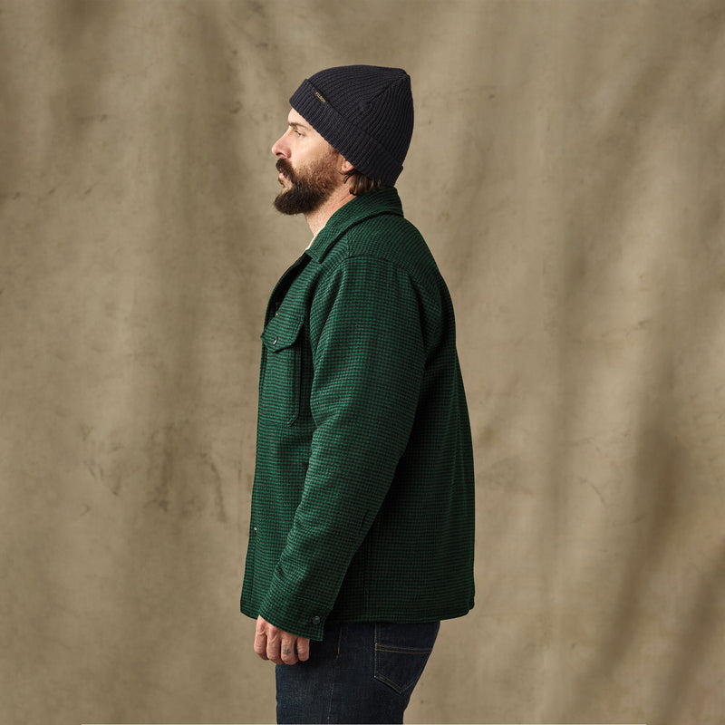 Insulated jac-shirt by Filson | Green / black plaid (Green)