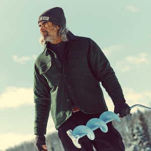 Insulated jac-shirt by Filson | Green / black plaid (Green)