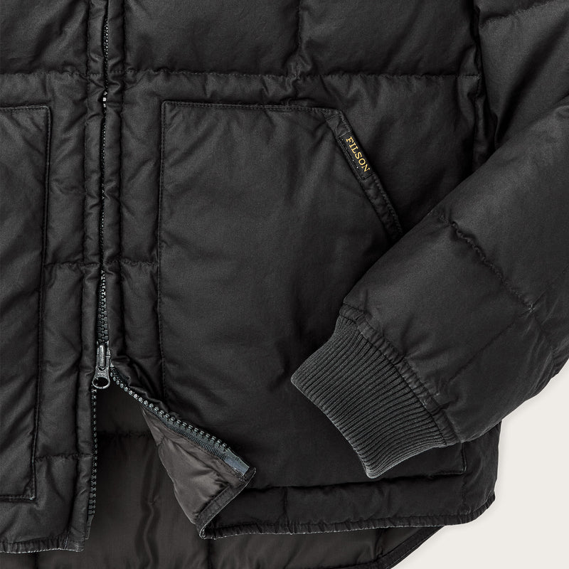 Heritage cotton down jacket by Filson | Black (Black)