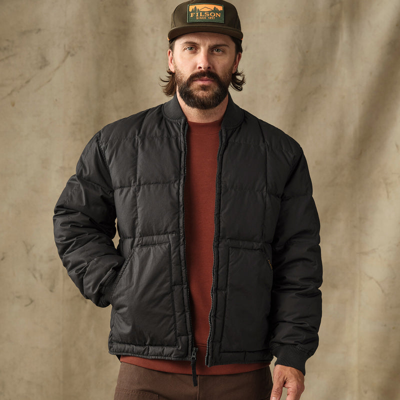 Heritage cotton down jacket by Filson | Black (Black)