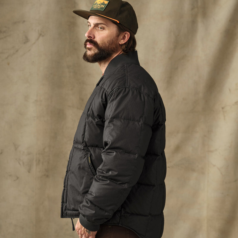 Heritage cotton down jacket by Filson | Black (Black)