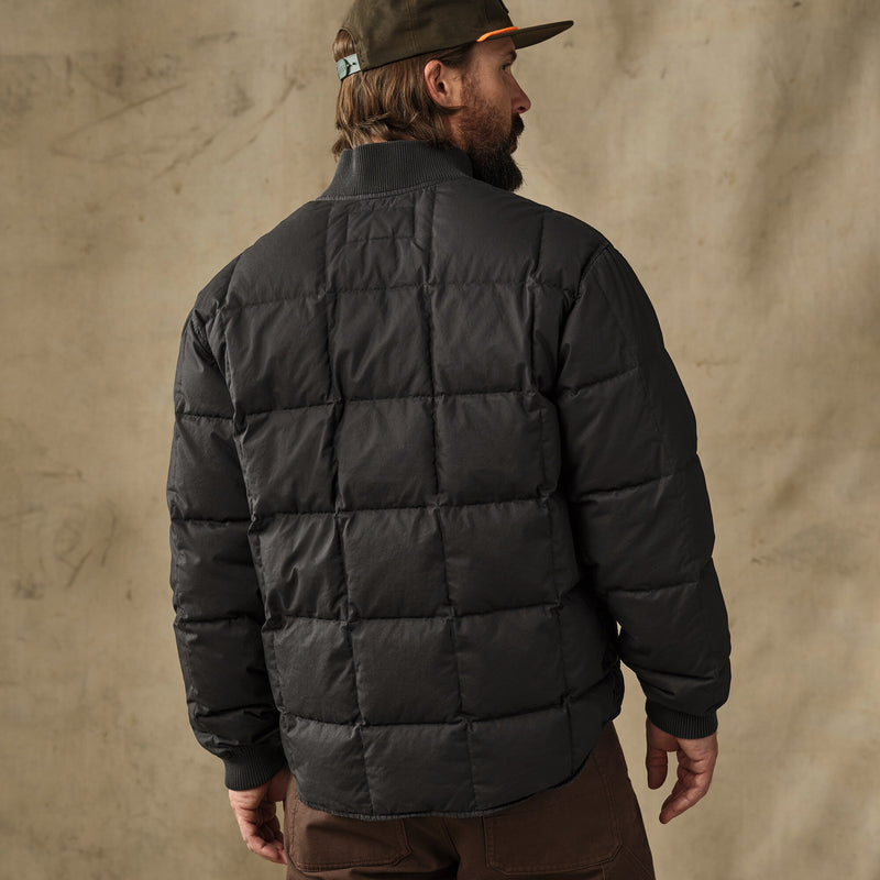 Heritage cotton down jacket by Filson | Black (Black)