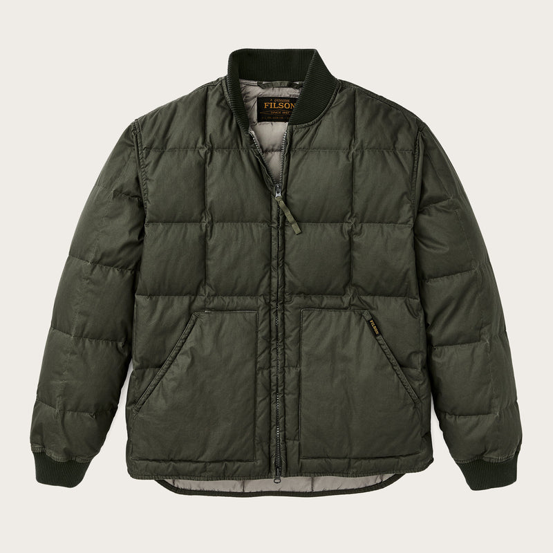 Heritage cotton down jacket by Filson | Beluga (Green)