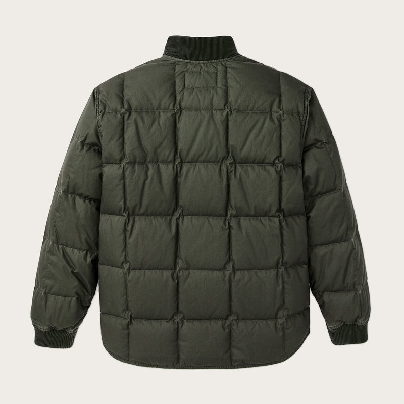 Heritage cotton down jacket by Filson | Beluga (Green)