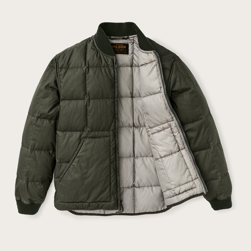 Heritage cotton down jacket by Filson | Beluga (Green)