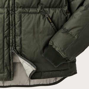 Heritage cotton down jacket by Filson | Beluga (Green)