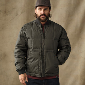 Heritage cotton down jacket by Filson | Beluga (Green)