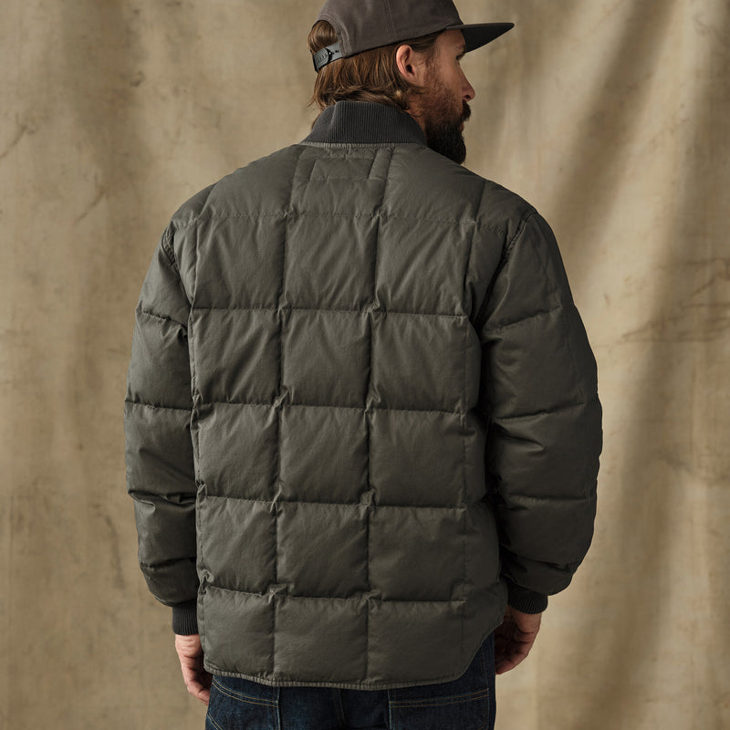 Heritage cotton down jacket by Filson | Beluga (Green)