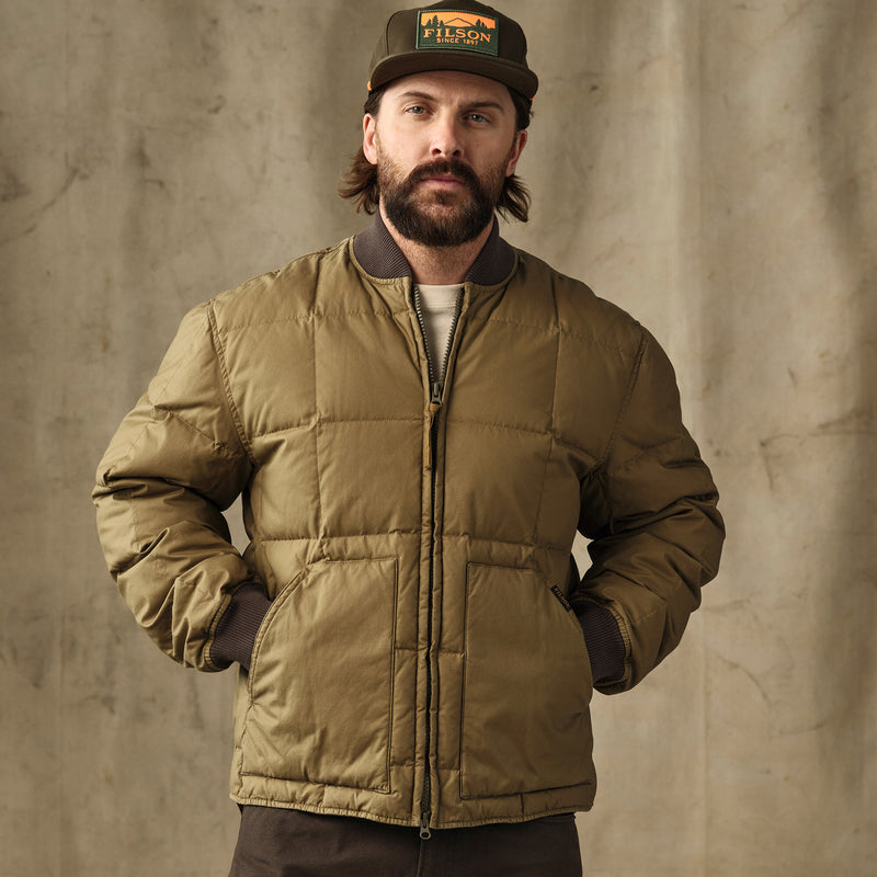 Heritage cotton down jacket by Filson | Light brown (Beige)