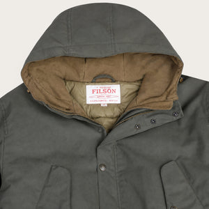 Waxed field down parka by Filson | Otter green (Green)