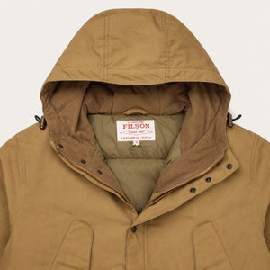 Waxed field down parka by Filson | Dark tan (Beige)