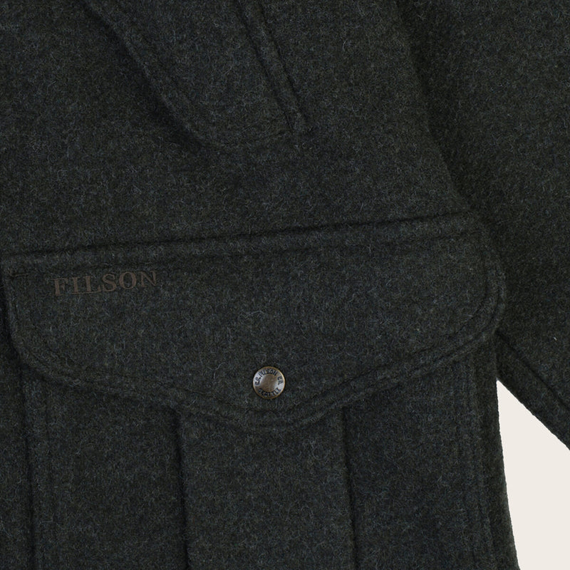 Cascade wool mountain parka by Filson | Pine green (Green)