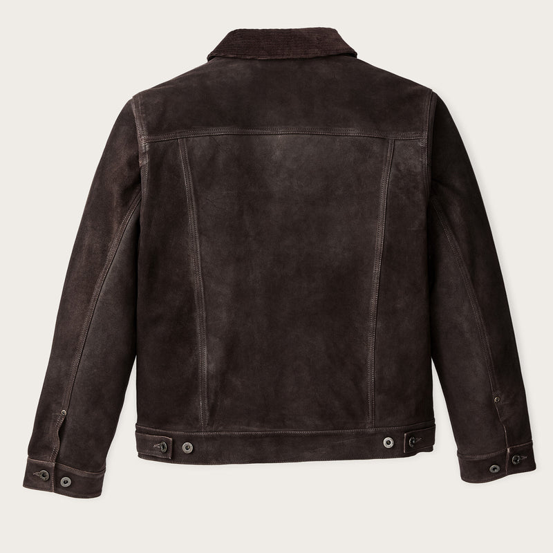 Waxed suede short cruiser by Filson | Dark brown (Brown)