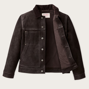 Waxed suede short cruiser by Filson | Dark brown (Brown)