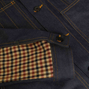 Filson x junya watanabe denim x wool mo by Filson | Indigo x bg/bk/br (Blue)