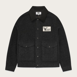 Filson x junya wool work jacket by Filson | Charcoal x black (Gray)