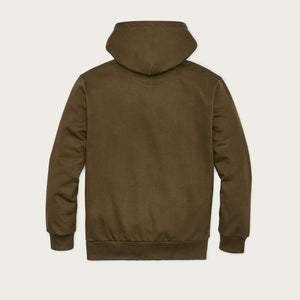 Prospector full-zip hoodie by Filson | Dark olive (Green)