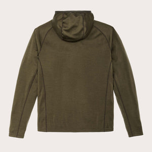 400g merino wool hoodie by Filson | Dark olive (Green)