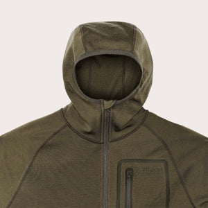 400g merino wool hoodie by Filson | Dark olive (Green)