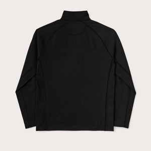 400g merino wool long sleeve half-zip by Filson | Black (Black)