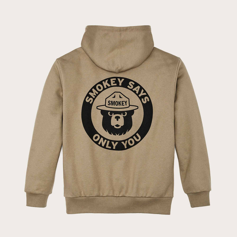 Smokey bear prospector hoodie by Filson | Vintage olive / only (Green)