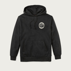 Prospector graphic hoodie by Filson | Faded black / moose (Black)