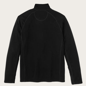 Pull-over avec col camionneur en laine mérinos 400 g par Filson | Black (Black)