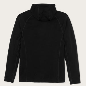 400g merino wool hoodie by Filson | Black (Black)