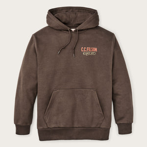 Sweat à capuche prospector graphic by Filson | Dark brown / logging (Brown)