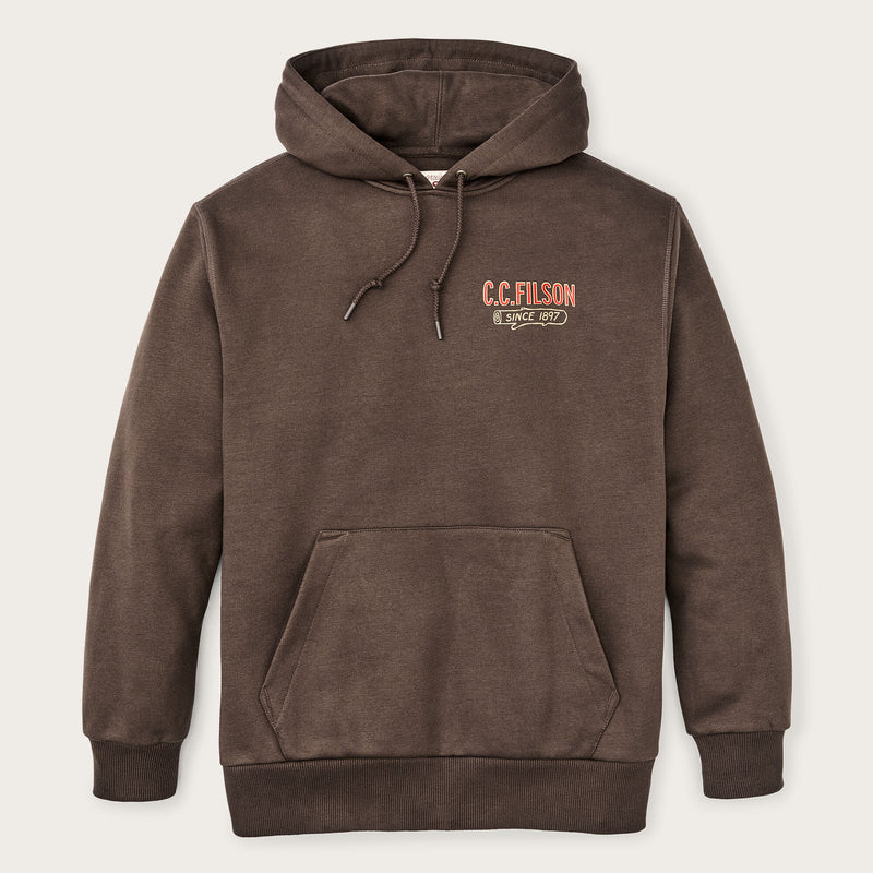 Sweat à capuche prospector graphic by Filson | Dark brown / logging (Brown)