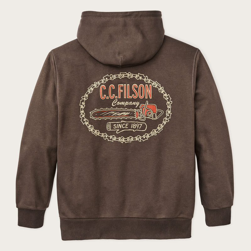 Sweat à capuche prospector graphic by Filson | Dark brown / logging (Brown)