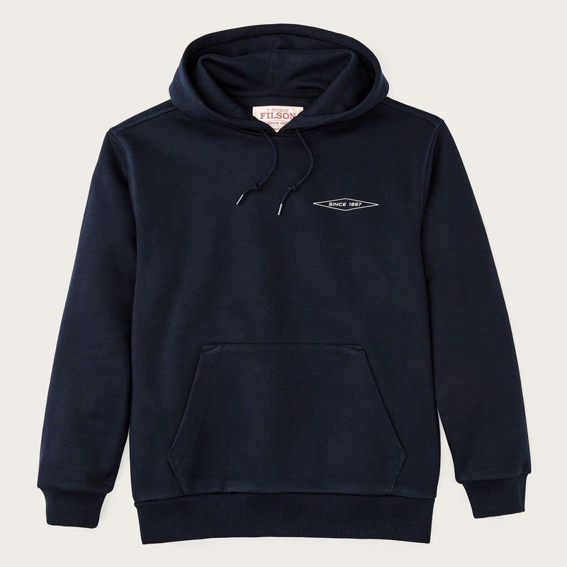 Sweat à capuche prospector graphic by Filson | Night sky / diamond (Blue)