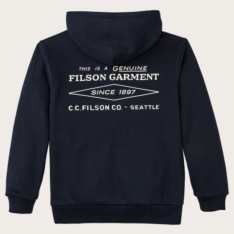 Sweat à capuche prospector graphic by Filson | Night sky / diamond (Blue)