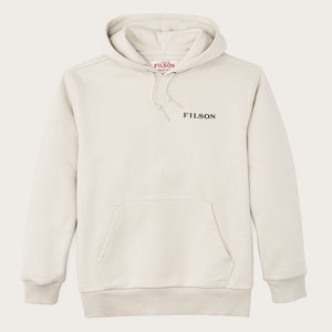 Prospector graphic hoodie by Filson | Cliff gray / scenic (Beige)