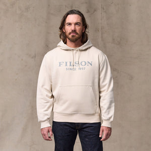 Filson graphic hoodie by Filson | Oatmeal (Beige)