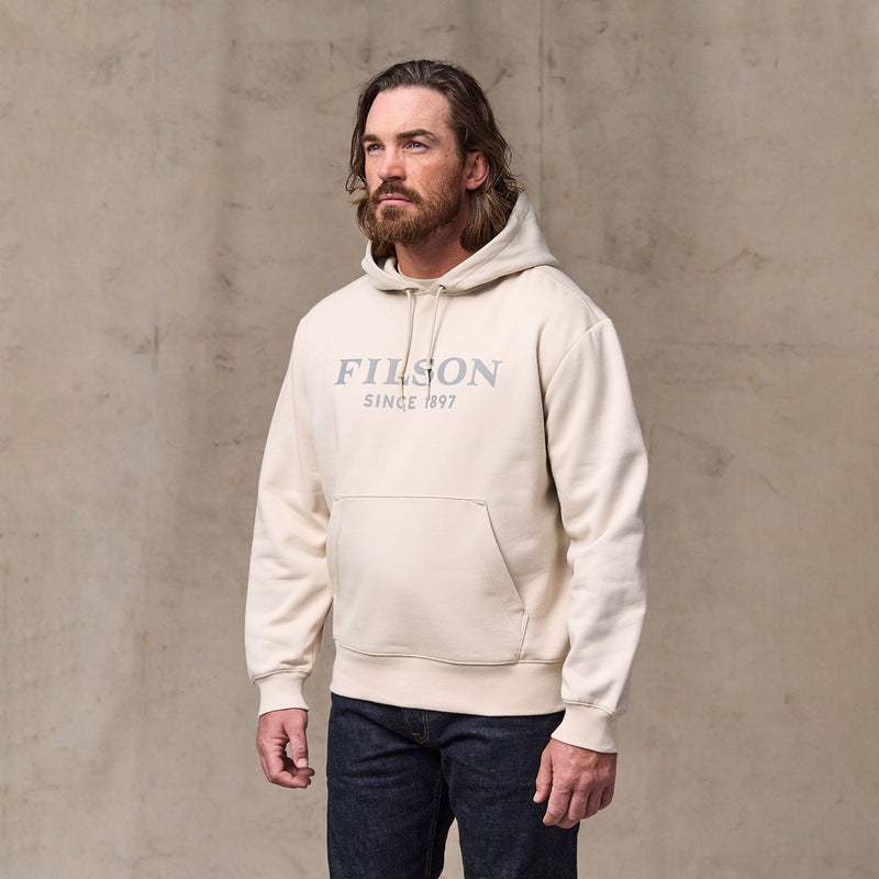 Filson graphic hoodie by Filson | Oatmeal (Beige)