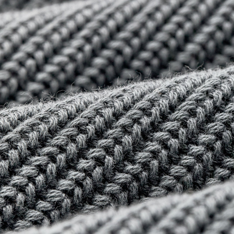 Vintage cotton shawl neck sweater by Filson | Charcoal (Gray)