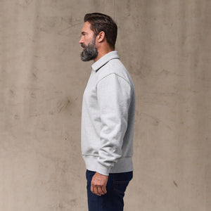 14-oz. heritage fleece quarter-zip by Filson | Gray heather (Gray)