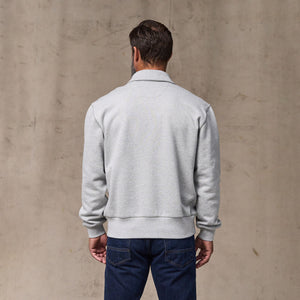 14-oz. heritage fleece quarter-zip by Filson | Gray heather (Gray)