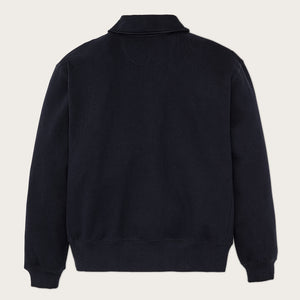 14-oz. heritage fleece quarter-zip by Filson | Dark indigo (Blue)