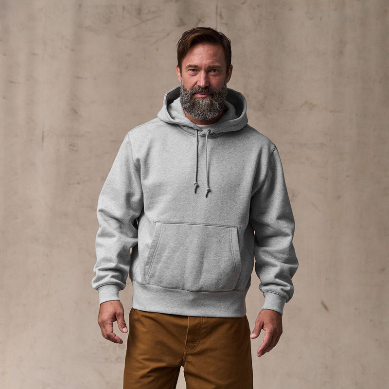14-oz. heritage fleece hoodie by Filson | Gray heather (Gray)