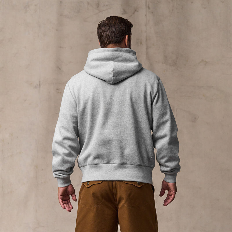 14-oz. heritage fleece hoodie by Filson | Gray heather (Gray)