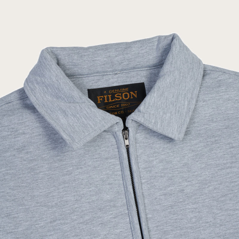 Outrider quarter zip fleece by Filson | Melange (Gray)