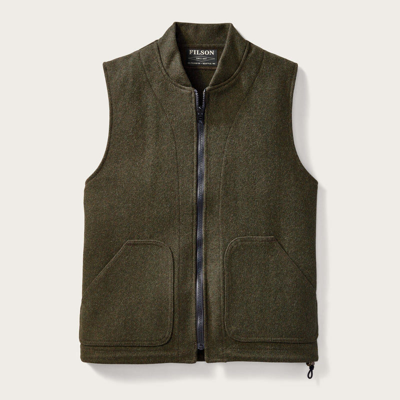 Mackinaw wool vest liner by Filson | Forest green (Green)