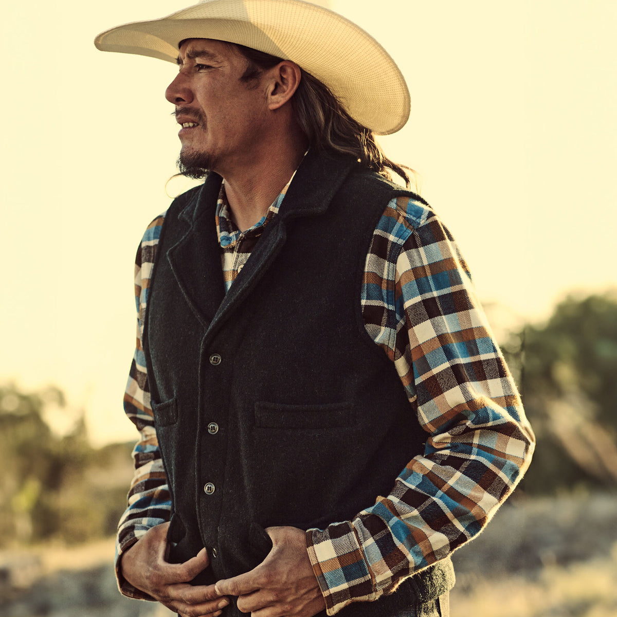 Western vest by Filson Charcoal (Grey)