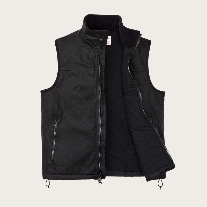 Tin cloth primaloft® vest by Filson | Black (Black)