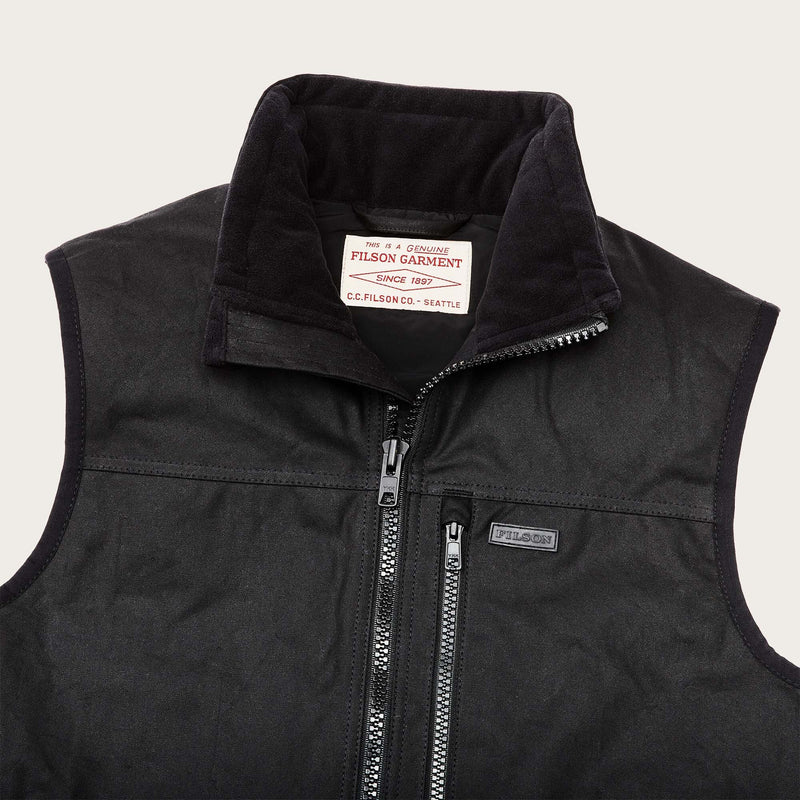 Tin cloth primaloft® vest by Filson | Black (Black)