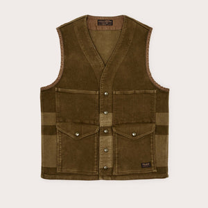 Beartooth cruiser vest by Filson | Marsh olive blanket (Brown)