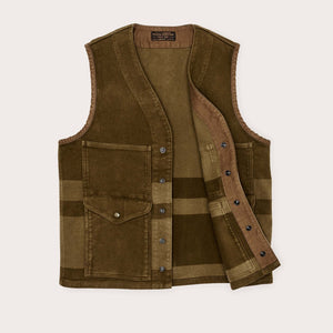 Beartooth cruiser vest by Filson | Marsh olive blanket (Brown)