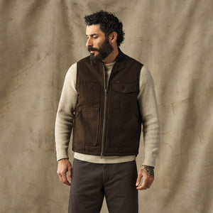 Spokane insulated work vest by Filson | Beaver brown (Brown)